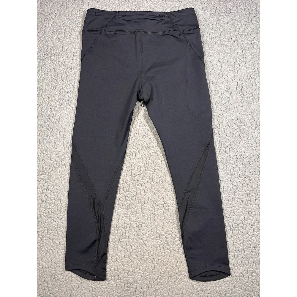 Nike Women's Power Epic Lux Running‎ Tights Capris Black Size S Tight Fit 890323